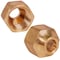 Everflow 5/8" x 1/2" Reducing Short Nut for Flare Pipe Fittings; Forged Brass F41FSR-5812 - alternate 5